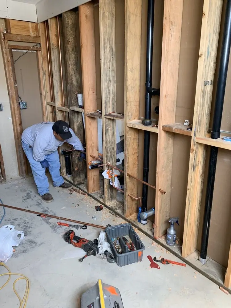 Commercial rough-in plumbing for Water Heater Replacement in Glover Park